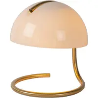 Lucide Klassische Tischlampe Cato Weiß