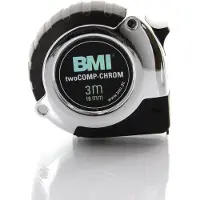 Bmi Taschenrollbandmaß chrom L.3m B.16mm mm/cm EG II Ku.Automatic