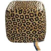 Doing Goods Leoparden-Pouf klein