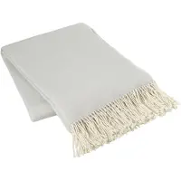 Broste Copenhagen Jeanne Plaid aus Weiß