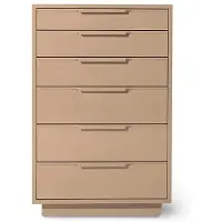 HK Living Kommode 6 Schubladen 63 x 97 cm Holz Camel