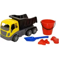 Plasto Sandspielzeug-Set mit Lastwagen 40 cm