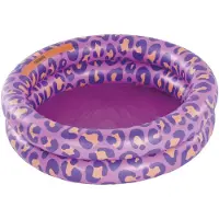 Swim Essentials Baby Pool Purple Leopard