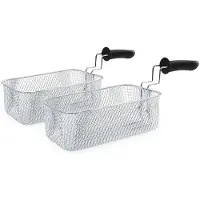 Tomado TDF6001S – Doppel-Fritteuse – 2 x 3 Liter – Fritteuse mit Kaltzone – Edelstahl