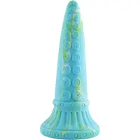 Hismith Premium Fantasy Saugnapf Dildo 25 cm Tentakel Blau
