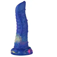 Hismith Premium Fantasy Monster Dildo mit Saugnapf 21 cm Blaue Zunge