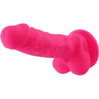 Hismith Premium Dildo KlicLok Medium 21 CM Rosa