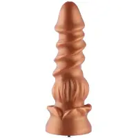 Hismith Premium Dildo KlicLok Medium 23 CM Blume Gold