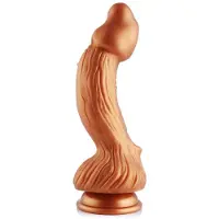Hismith Premium Dildo KlicLok Medium 24 CM Leprechaun Gold