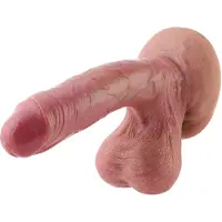Hismith Premium Realistischer Dildo KlicLok und Saugnapf 25 cm Beige