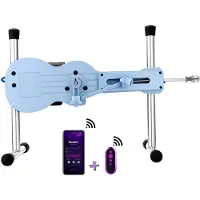 Hismith Premium Pro Mini Sex Machine Smart App mit Dildo und Fernbedienung Blau
