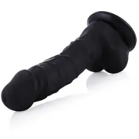 Hismith Premium Dildo KlicLok Medium 20-23 CM Schwarz