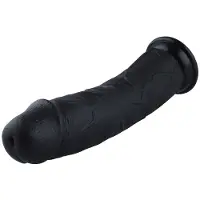 Hismith Premium Dildo XL KlicLok Groß 25+ CM Schwarz