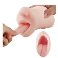 Hismith Premium Pocket Pussy Oral Tongue Teeth Realistisches Gefühl!