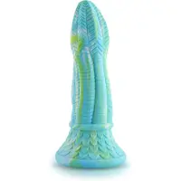 Hismith Premium Fantasy Saugnapf Dildo Blau 25 cm Anal