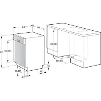 Gorenje - GI520E15X - Einbau-Geschirrspüler - 45 cm - AquaStop - Silber