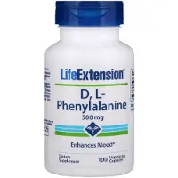 Life Extension D, L-Phenylalanin 500 mg 100 St