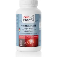 ZeinPharma Omega-3 Gold - Cardio Edition Kapseln für ein gesundes Herz und gesunde Blutgefäße 120 KAP
