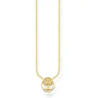 Thomas Sabo KE2126-414-14-L45v Damen-Kette Lebensbaum Vergoldet