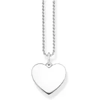 Thomas Sabo Gravur Kette & Herz Anhänger KE2132-001-21-L50 Silber - 50 cm