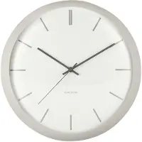 Karlsson - Wanduhr Nirvana Globe - Grau - Ø40cm