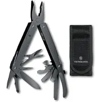 Victorinox Swiss Tool MXBS Multifunktionswerkzeug, schwarz, 26 Funktionen