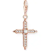 Thomas Sabo 1913-416-14 Charm-Anhänger Kreuz Roségoldfarben