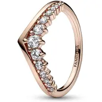 Pandora 182320C01 Damen-Ring Schwebender Wunsch Pavé Roségoldfarben