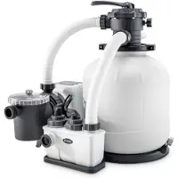 Intex , Swimming Pool Sandfilteranlage "Krystal Clear ECO-20220-2" mit Salzwassersystem, für Pools bis 56.800 l Wassermenge