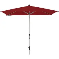 Doppler Knirps, Sonnenschirm / Kurbelschirm "Automatic 230 x 150" mit Höhenverstellung, bordeaux, 230 x 150 cm