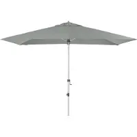 Doppler , Sonnenschirm / Kurbelschirm "Expert 300 x 200 Auto Tilt", hellgrau, 300 x 200 cm