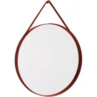 HAY - Strap Mirror No. 2 , Ø 70 cm, rot