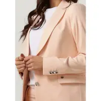 Mos Mosh Damen Blazers Bena Herring Check Blazer - Roze - Größe 40