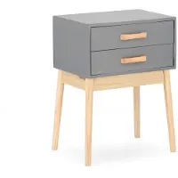 YES everyday | Kommode Ordinary grau MDF 43x30x58.5 cm | NADUVI