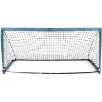 Umbro Fußballtor - Fußballtor 200 x 100 x 100 cm - Fußballtor groß 1,5KG - leicht zu bewegen - Outdoor-Spielzeug für Kinder und Erwachsene - Fußballtrainingstor - Metall - Blau