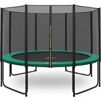 Magic Jump Trampoline 366 cm Grün mit sicherheitsnetz