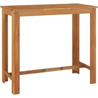 vidaXL Garten-Bartisch 120x60x105 cm Massivholz Akazie