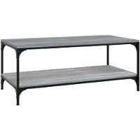 vidaXL Couchtisch Grau Sonoma 80x50x40 cm Holzwerkstoff