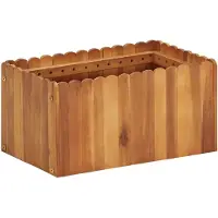 vidaXL Garten-Hochbeet 50 x 30 x 25 cm Massivholz Akazie