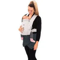 Fillikid Babytrage Natural, 2 Tragepositionen, grau