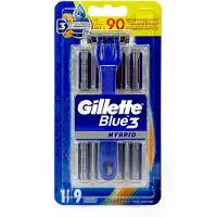 Gillette Blue 3 Hybrid Rasierer + 8 Ersatzklingen