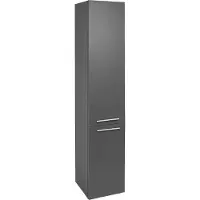Differnz Hochschrank Somero BxHxT 30 x 150 x 25 cm anthrazit links/rechts montierbar