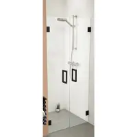 Sealskin Get Wet I Am Pendeldeur 100x200cm Mat zwart/Helder glas