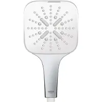 GROHE Handbrause RSH 130 SmartActive, Handduschbrause mit Kopf, Weiß, Wand, 9,5 l/min, 130 mm