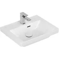Villeroy & Boch V&B Handwaschbecken Subway 3.0 50x40cm, eck., m HL/mit ÜL, weiß C-plus