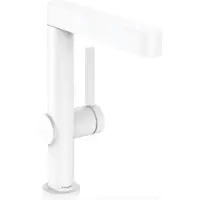 Hansgrohe Einhebel-Waschtischmischer FINORIS 230 mit Schwenkauslauf mattweiß mattweiß