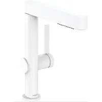 Hansgrohe Einhebel-Waschtischmischer FINORIS 230 mit Ausziehbrause 2jet mattweiß mattweiß