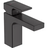 Hansgrohe Vernis Shape Waschtischarmatur 100 mit Zugstangen-Ablaufgarnitur