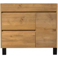 Molecule Waschtischunterschrank Sofi BxHxT 80 x 72 cm x 46 cm Frontfarbe eiche