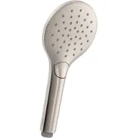 Tres Handbrause Eco drop Mit 3 Strahlarten Größe: Ø 110 mm Anti Kalk Düsen, 29963112AC 29963112AC